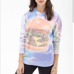 Burger sweatshirt